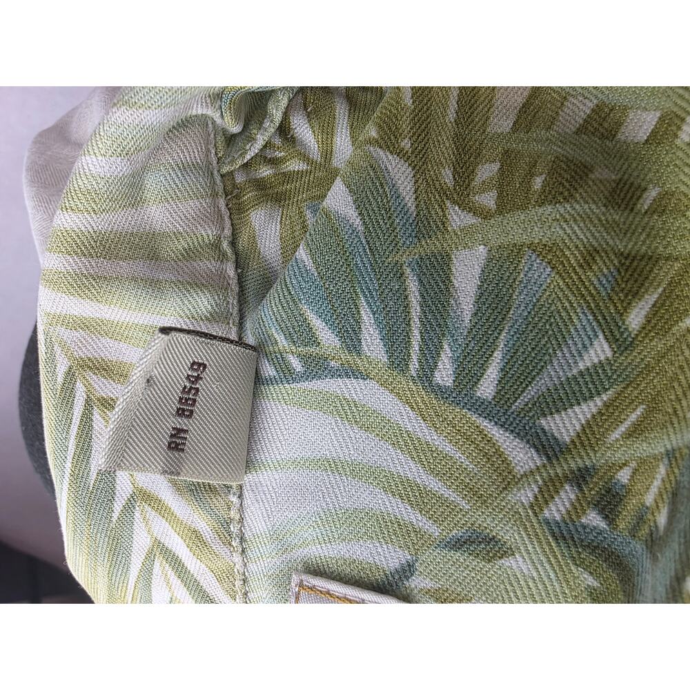 Tommy Bahama Vintage Silk Palm Tree Button Down Size Large Tall - Picture 10 of 11